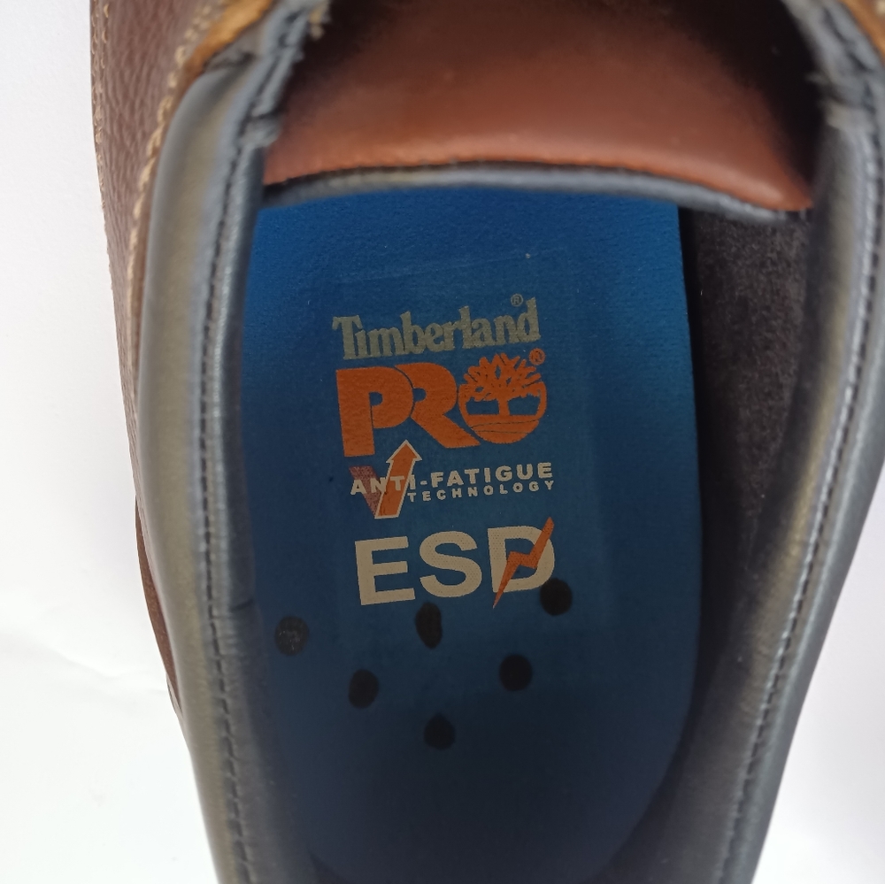Timberland Pro Men's Work Shoes size 11.5M Dark brown - Picture 5 of 5